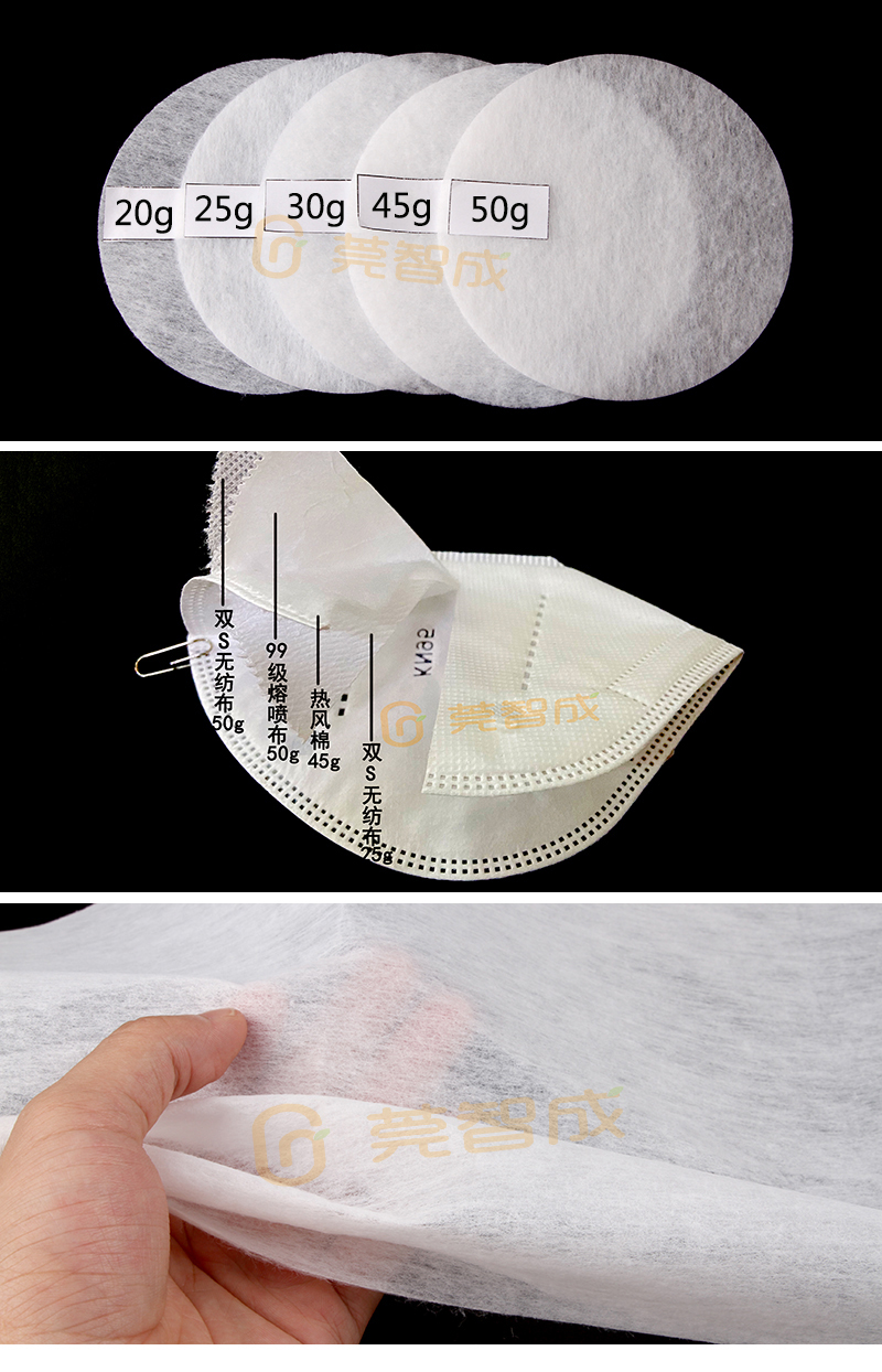 口罩熱風(fēng)棉源頭工廠，支持各種規(guī)格定制