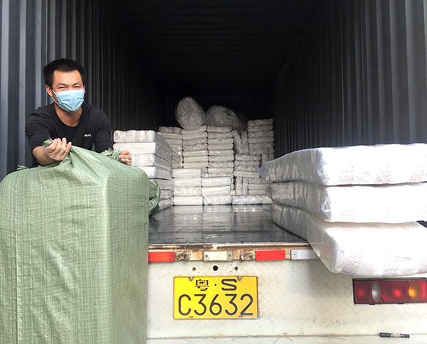 無膠棉生產(chǎn)廠家物流出貨