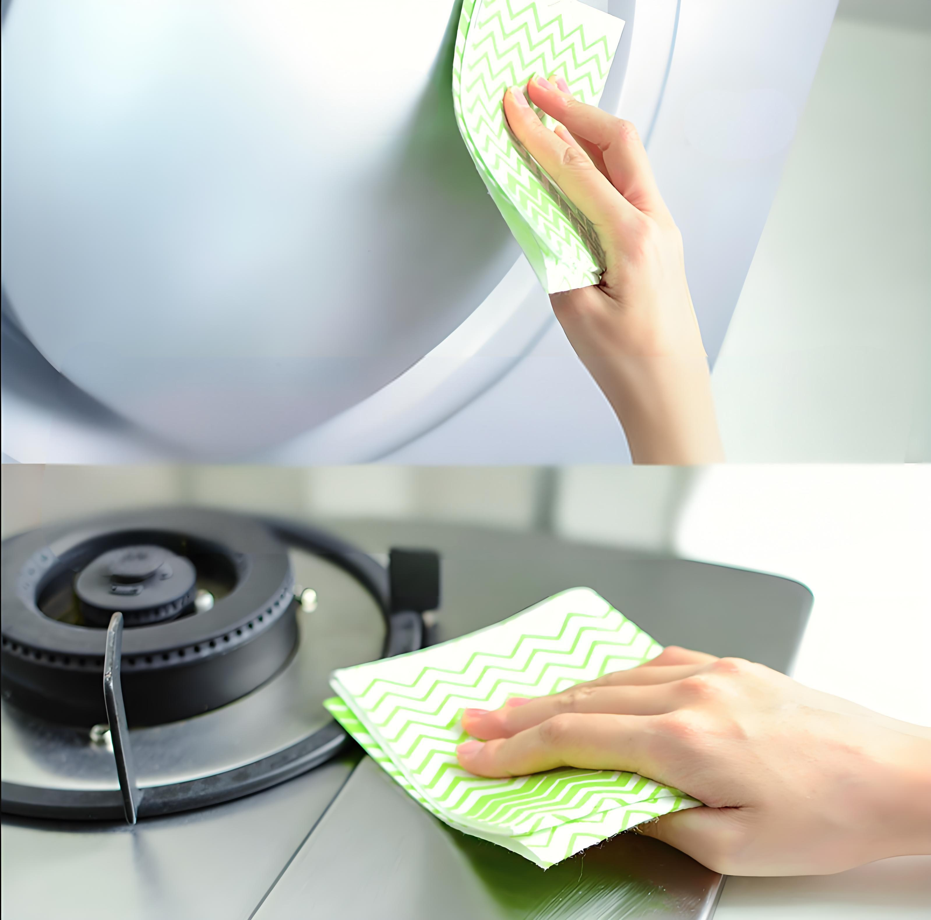 針刺棉生產廠家-出口專用廚房清潔抹布的應用