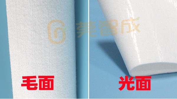 高鐵透水模板布為什么一面毛一面光？